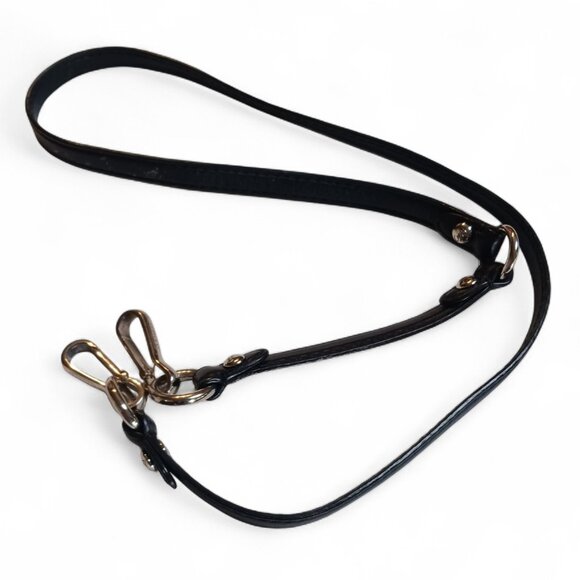 Authentic Coach Mia Drawstring Bucket Bag 14601 | Black Leather Polka Dot - Picture 6 of 14